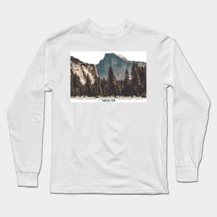 Half Dome, Yosemite National Park Long Sleeve T-Shirt